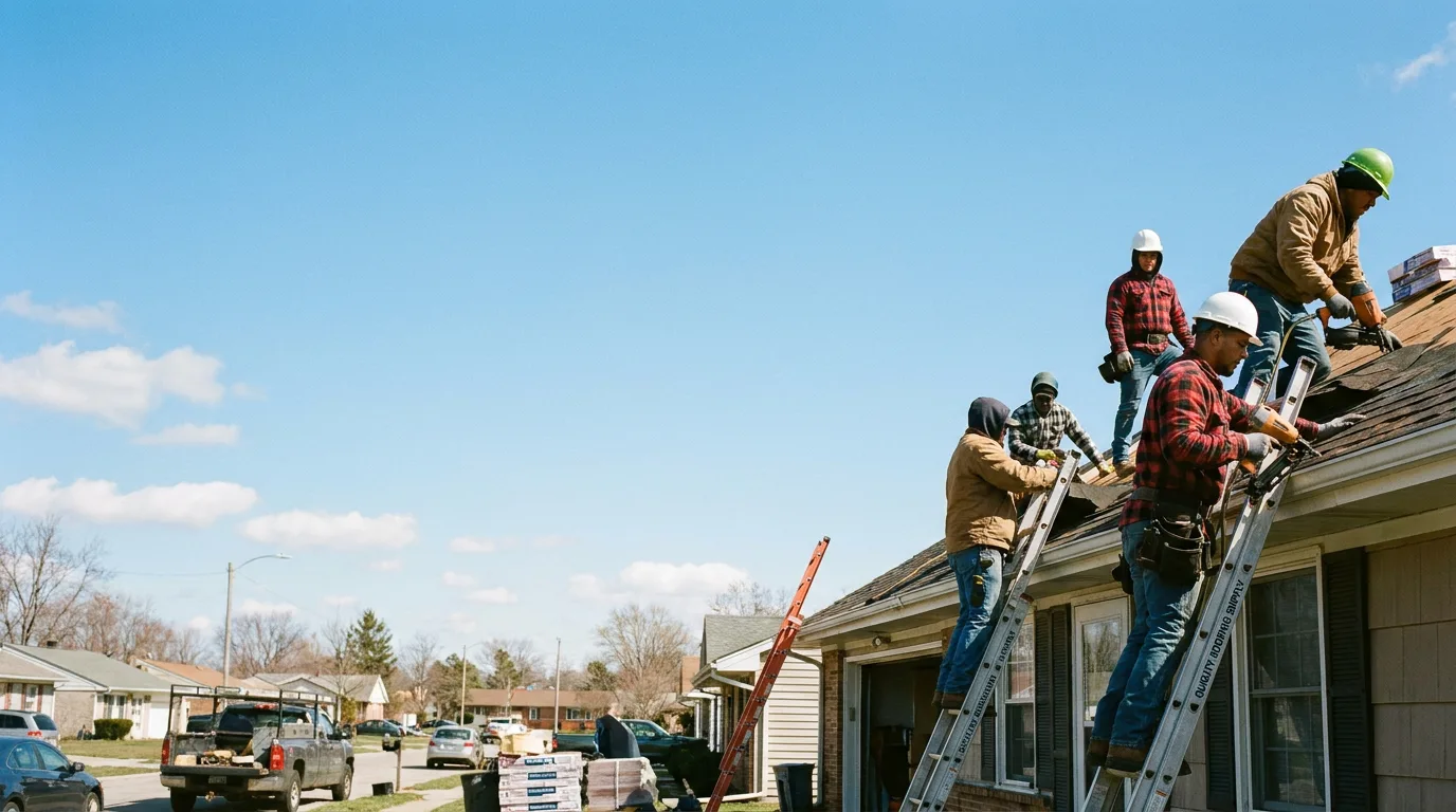 Roofing in Marengo, IA near me